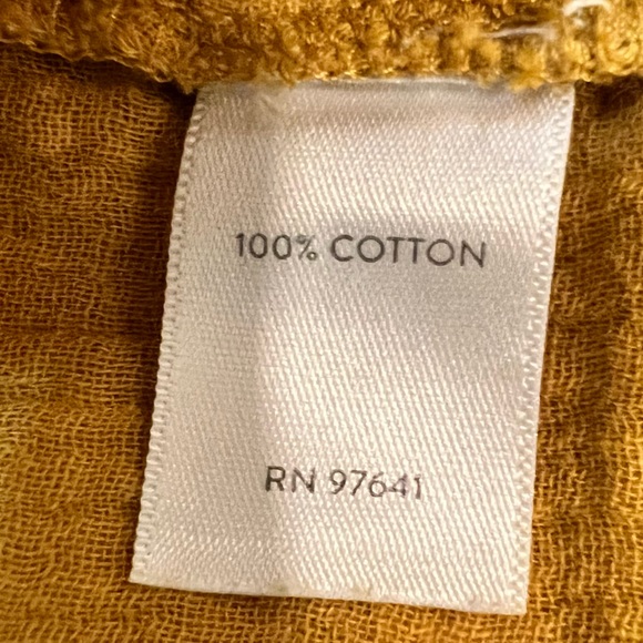 Pure Jill Gold Kimono Style Blouse. Size Medium. Like New. Beautiful! - Picture 6 of 9